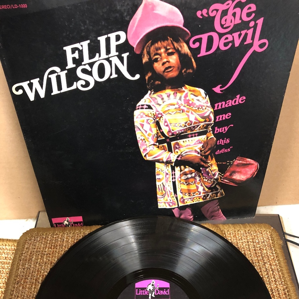 Flip Wilson The Devil Made Me Buy This Dress Vinyl LP Record VG